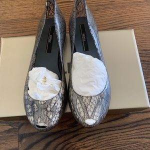 Melissa jelly lace open toe shoes